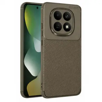 Redmi Note 15 Pro 4G Auto Focus Karbon Kapak - Kahverengi