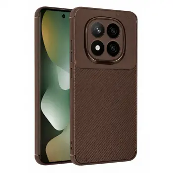 Redmi Note 15 Pro 5G Auto Focus Karbon Kapak - Kahverengi