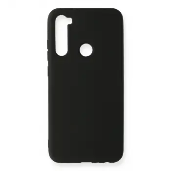 Redmi Note 8 Kılıf Nano içi Kadife Silikon - Siyah