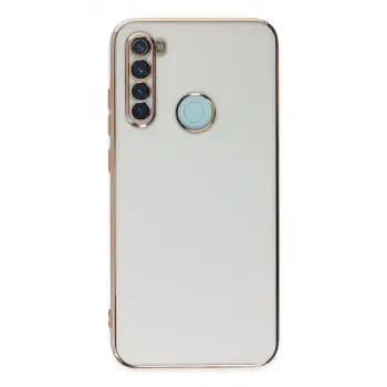 Redmi Note 8 Kılıf Volet Silikon - Beyaz