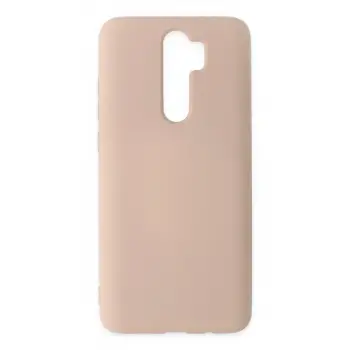Redmi Note 8 Pro Kılıf Nano içi Kadife Silikon - Pudra