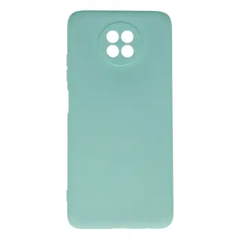 Redmi Note 9 5G Kılıf Nano içi Kadife Silikon - Turkuaz
