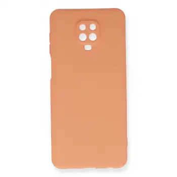 Redmi Note 9 Pro Kılıf Nano içi Kadife Silikon - Turuncu
