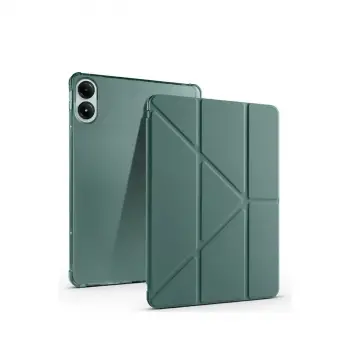Redmi Pad SE 4G Kılıf Kalemlikli Mars Tablet Kılıfı - Koyu Yeşil