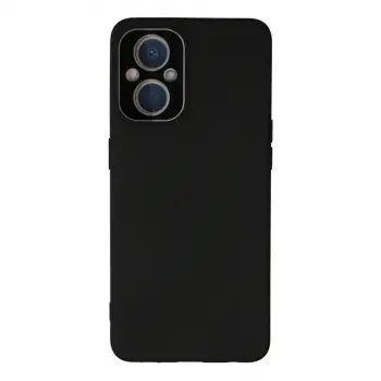 Reno 7 Lite Kılıf Lansman Glass Kapak - Siyah