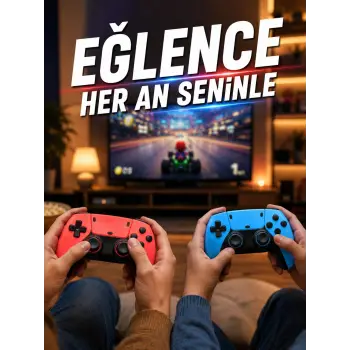 Retro Oyun Konsolu HDMI Destekli Kablosuz Oyun Kolu ile Oyun Keyfi