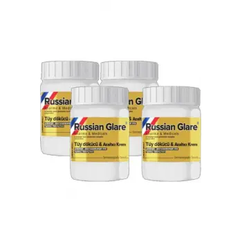Russ Glare Nano 4 Tane x 50 ml Tüylere Krem Russ Merhemi