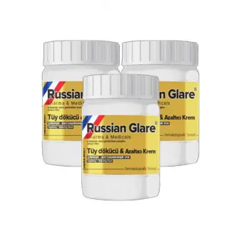 Russ Glare Tüylere Krem Nano 3 Adet x 50 ml Russ Merhemi