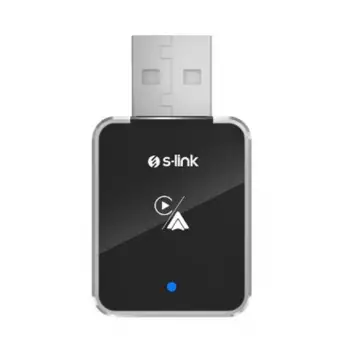 S-Link SL-CAR01 2in1 Android ve Apple Cihazlar Kablosuz Android Auto ve Carplay Adaptörü
