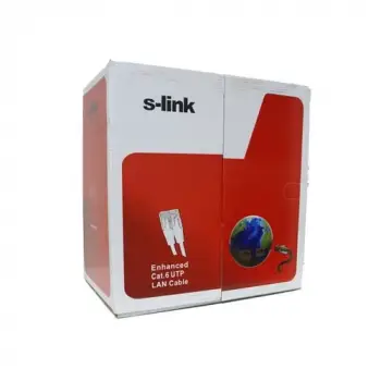 S-LINK SL-CAT608 Cat6 Utp ( 305 Metre ) 24 Awg Network Kablosu
