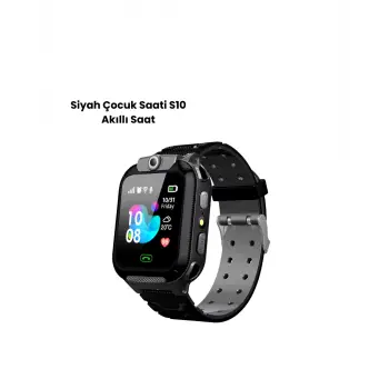 S10 Akıllı Çocuk Saati SİYAH