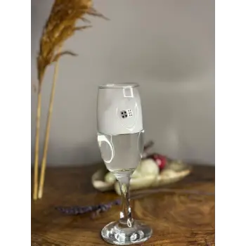 ŞAMPANYA KADEHİ ZAR FİGÜRLÜ 2Lİ