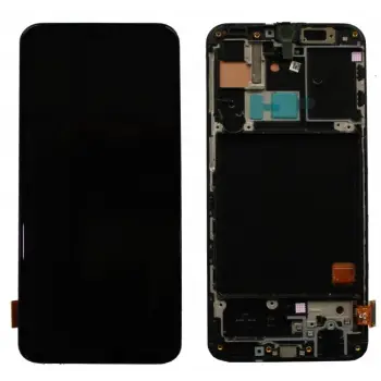 Samsung A40 REVİZE Dokunmatik Ekran Çıtalı (Siyah)