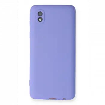 Samsung Galaxy A01 Core Kılıf First Silikon - Lila