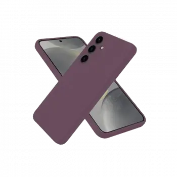 Samsung Galaxy A06 Kılıf First Silikon - Mürdüm