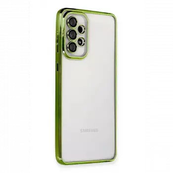 Samsung Galaxy A33 5G Kılıf Razer Lensli Silikon - Yeşil