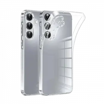 Samsung Galaxy A37 5G Lüx Şeffaf Silikon - Şeffaf