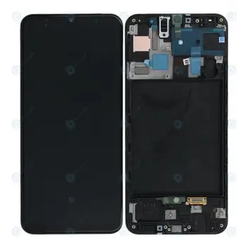 Samsung Galaxy A50 Lcd Ekran Dokunmatik Çıtalı (Si