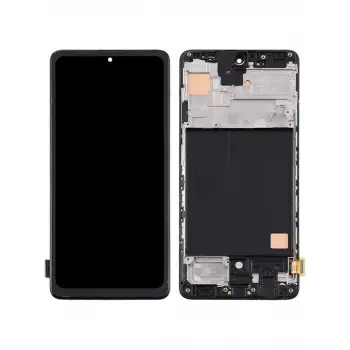 Samsung Galaxy A51 Uyumlu Ekran Dokunmatik TFT Siy
