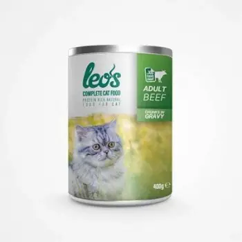 Sığır Parça Etli Soslu Yetişkin Kedi Konservesi 400 Gr