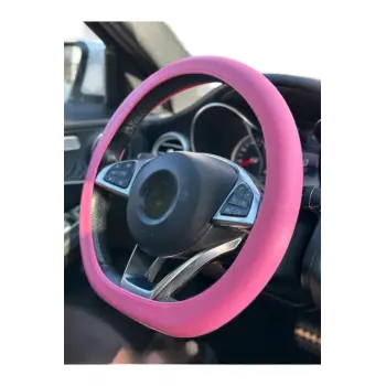 Silikon Direksiyon Kılıfı Pembe