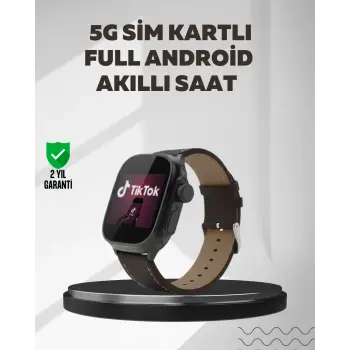 SIM Kartlı Akıllı Saat GPS WiFi Bluetooth Destekli