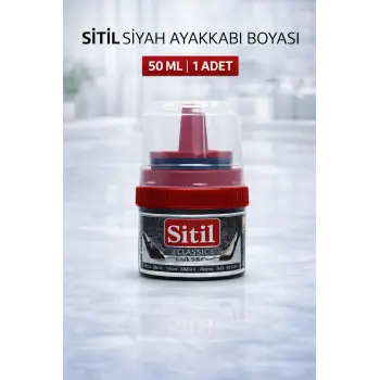 Sitil Classic Ayakkabı Boyası Siyah Parlatıcı Süngerli 1 Adet