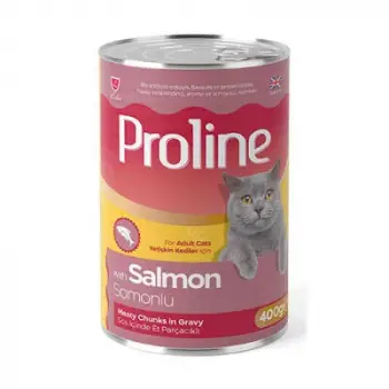 Somon Etli Sos İçinde Gravy Yetişkin Kedi Konservesi 12 Adet 400 Gr