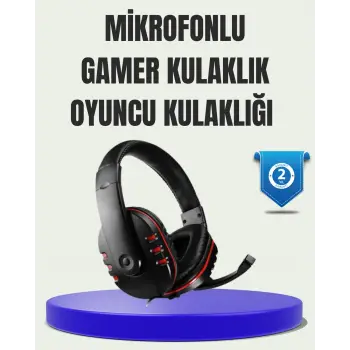 Stereo Gaming Kulaklık – Yüksek Ses Kalitesi, Ergonomik Yapı