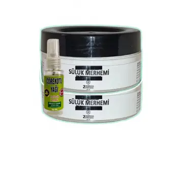 Sülük Merhemi Bakım Kremi 2x50 ml+30 ml Çörek Otu Yağ ile