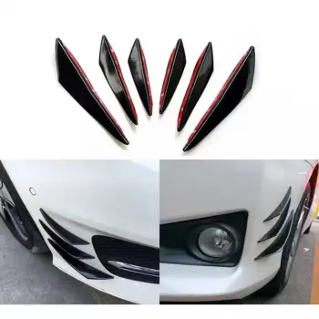 Tampon 6'lı Bıçak Ventil Parlak Siyah İthal