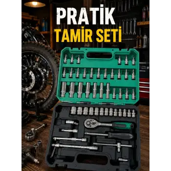 Taşıma Çantalı 53 Parça Tamir Takımı
