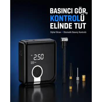 Taşınabilir Diyafram Tip Kompresör Yüksek Basınç Kapasiteli