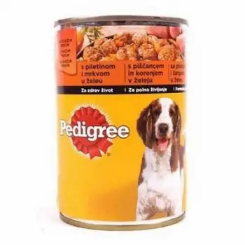 Tavuklu ve Havuçlu Yetişkin Köpek Konservesi 400 Gr