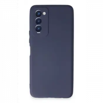 Tecno Camon 18 Kılıf First Silikon - Lacivert