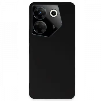 Tecno Camon 20 Pro 5G Kılıf First Silikon - Siyah