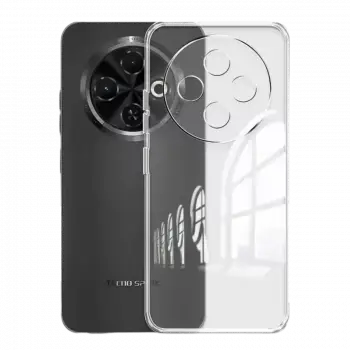 Tecno Spark 30C Kılıf Lüx Şeffaf Silikon