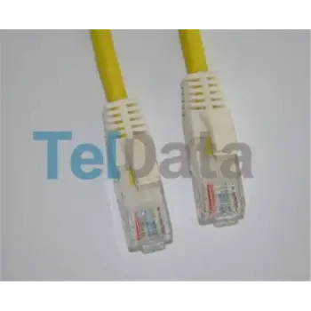 Teldata TLD-030YY Cat6 0.30MT Sarı Utp Patch Kablo