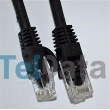 Teldata TLD-2000S Cat6 20MT Siyah Utp Patch Kablo