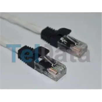 Teldata TLD-200B Cat6 2MT Beyaz Utp Patch Kablo