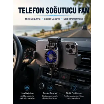 Telefon Soğutucu Fan Aktif Soğutma Sistemi ile Güçlü Performans