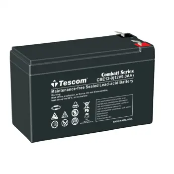 TESCOM COMBATT CBL12-9E 12V 9AH TAM BAKIMSIZ KURU AKÜ