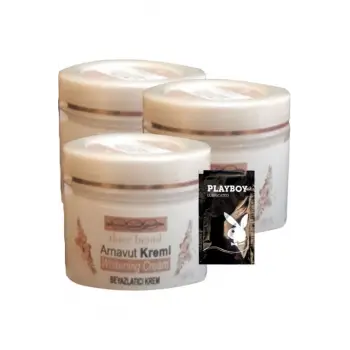 Three Brand Arnavut Kremi 3lü Adet Whitens Cream Kremi 100 ml + 1 Adet Jel Hediye