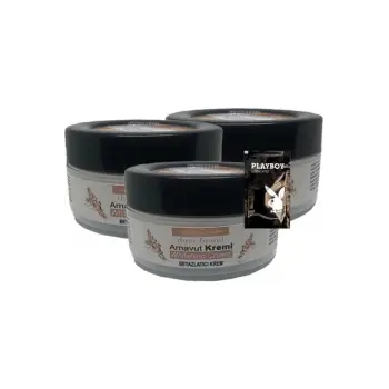 Three Brand Arnavut Kremi Whitens Cream 3lü Adet Kremi 50 ml + 1 Adet Jel Hediye
