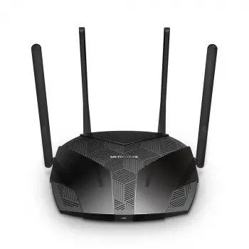 Tp-Link Mercusys MR80X Dual Bant Wifi6 4 Port Kablosuz Router AX3000