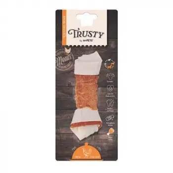 Trusty Extra Tavuklu Düğümlü Kemik Köpek Ödülü 75 Gr 15,3 Cm