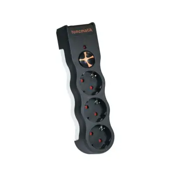 Tunçmatik TSK19010 3li Enerji Koruma Powersurge Siyah 1050 JOULE