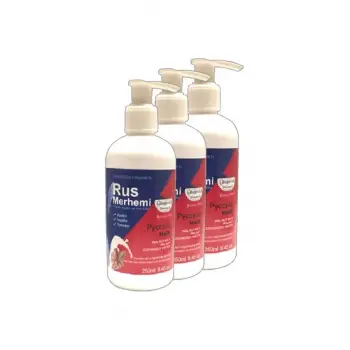Tüylere Krem  3 Tane 250 ml Ceviz Sütlü & Cevizli Russ Merhemi