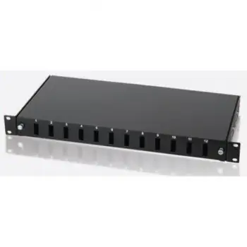 URANIUM PPR12PSCDX 12 PORT F/O SC DX RAL9005 PATCH PANEL(10F-SB1U12PSCDX-REA)