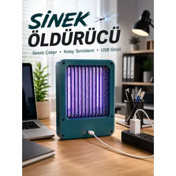 USB Girişli Uçan Böcek ve Sinek Yakalama Cihazı